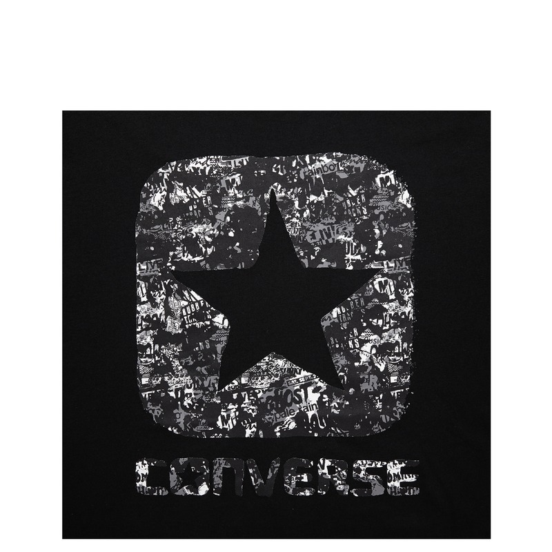 Converse logo,nb logo 匡威14119c001_,,男装_converse 涂鸦印花logo短袖t恤