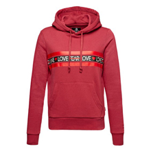 ƷLove The Progress Print Hoodie10017330-A02